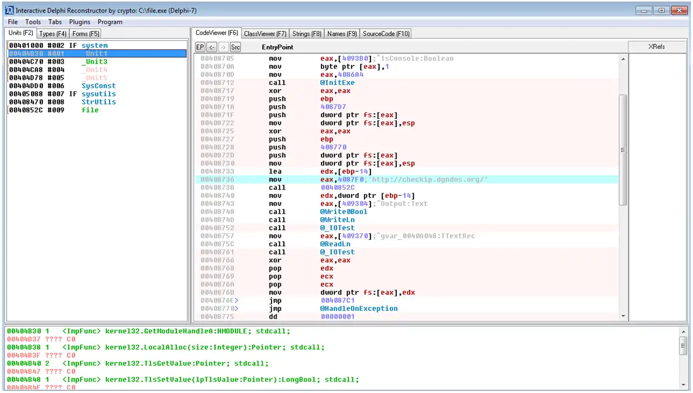 Interactive Delphi Reconstructor