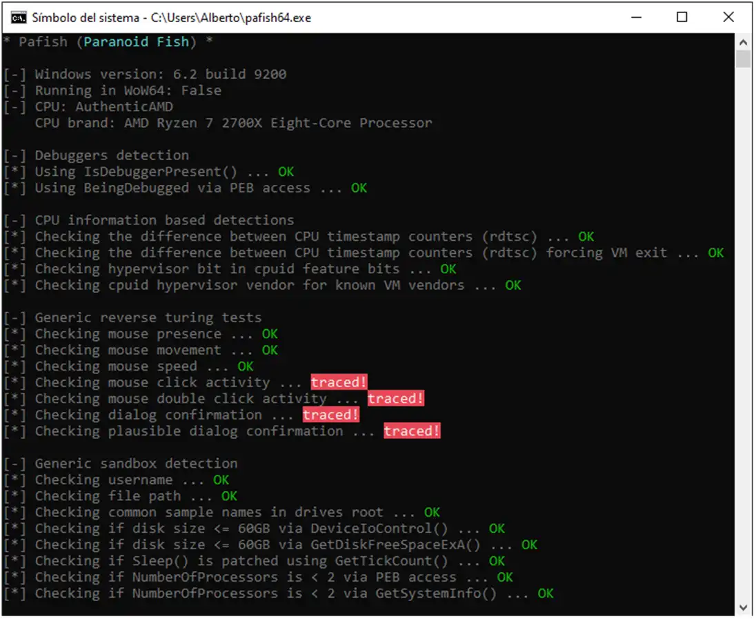 pafish64 Malware