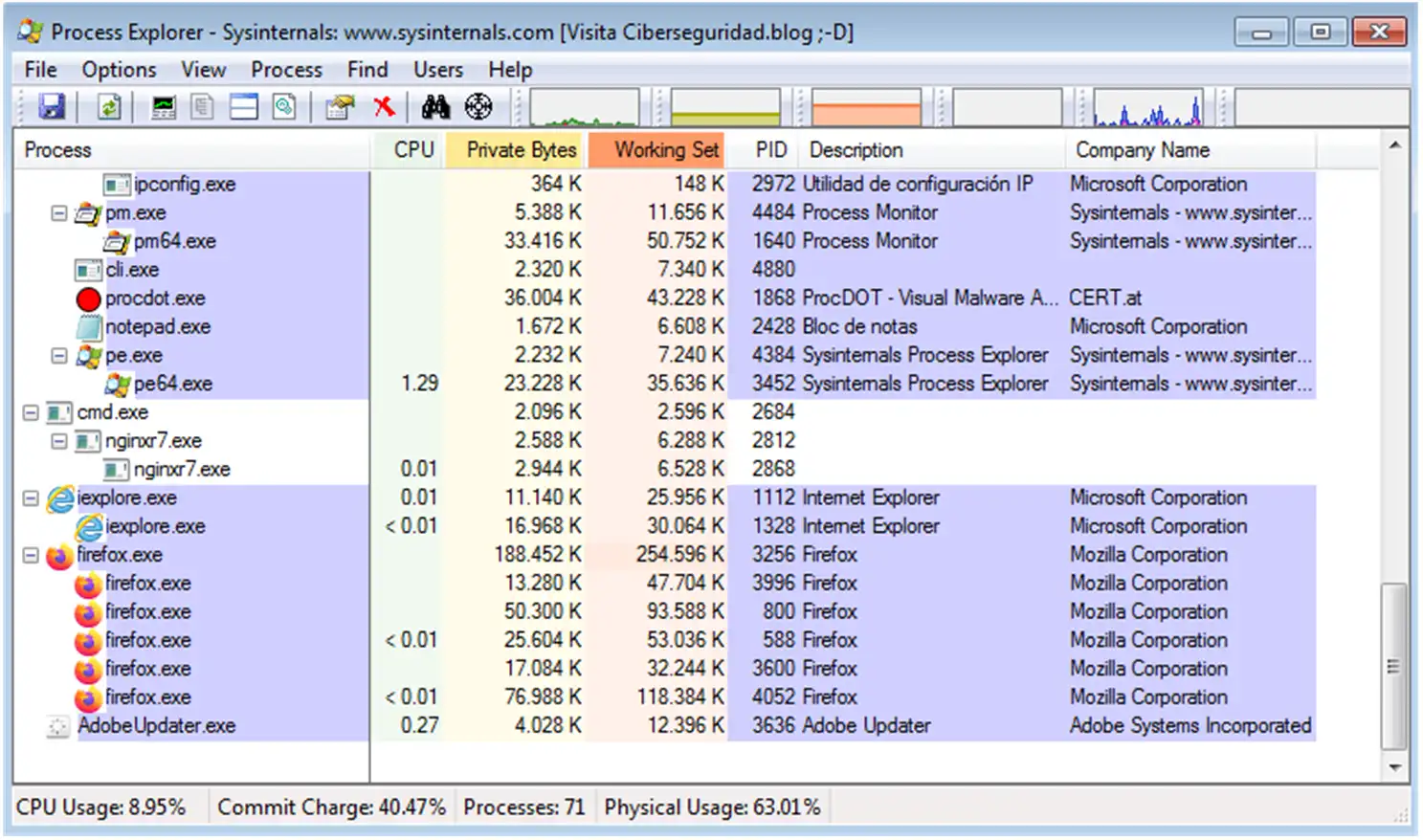 Process Explorer