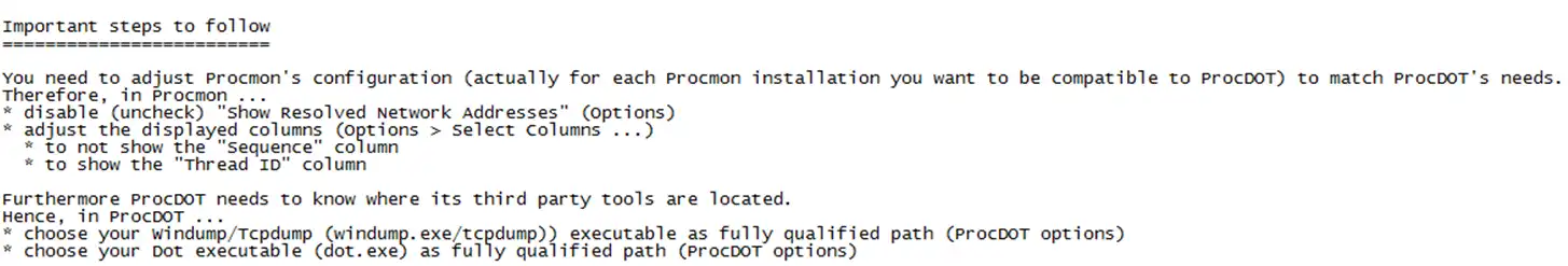 Readme Procmon
