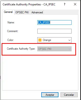 Carga de Certificado en Checkpoint