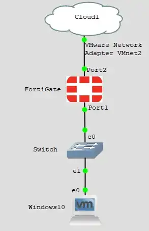 Salida a Internet de Fortigate atraves de VMware