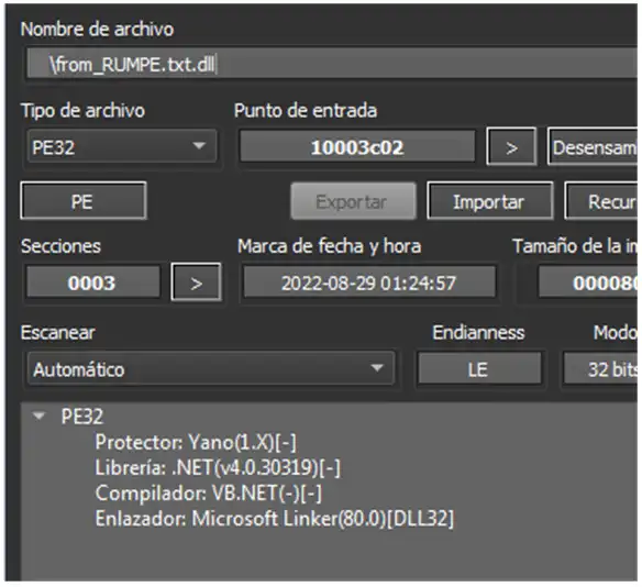 Malware desofuscado