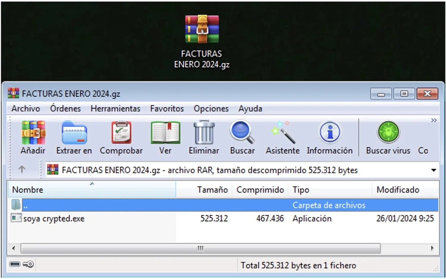 Archivo Mail Stealer Tesla Malware