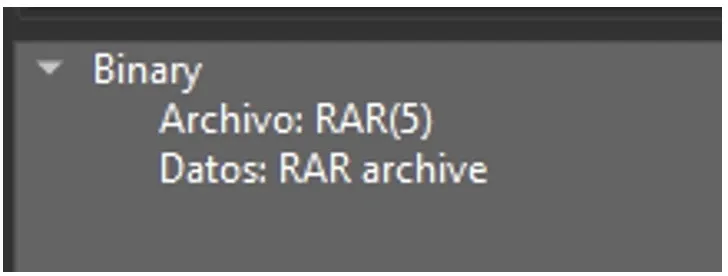 Archivo rar Malware