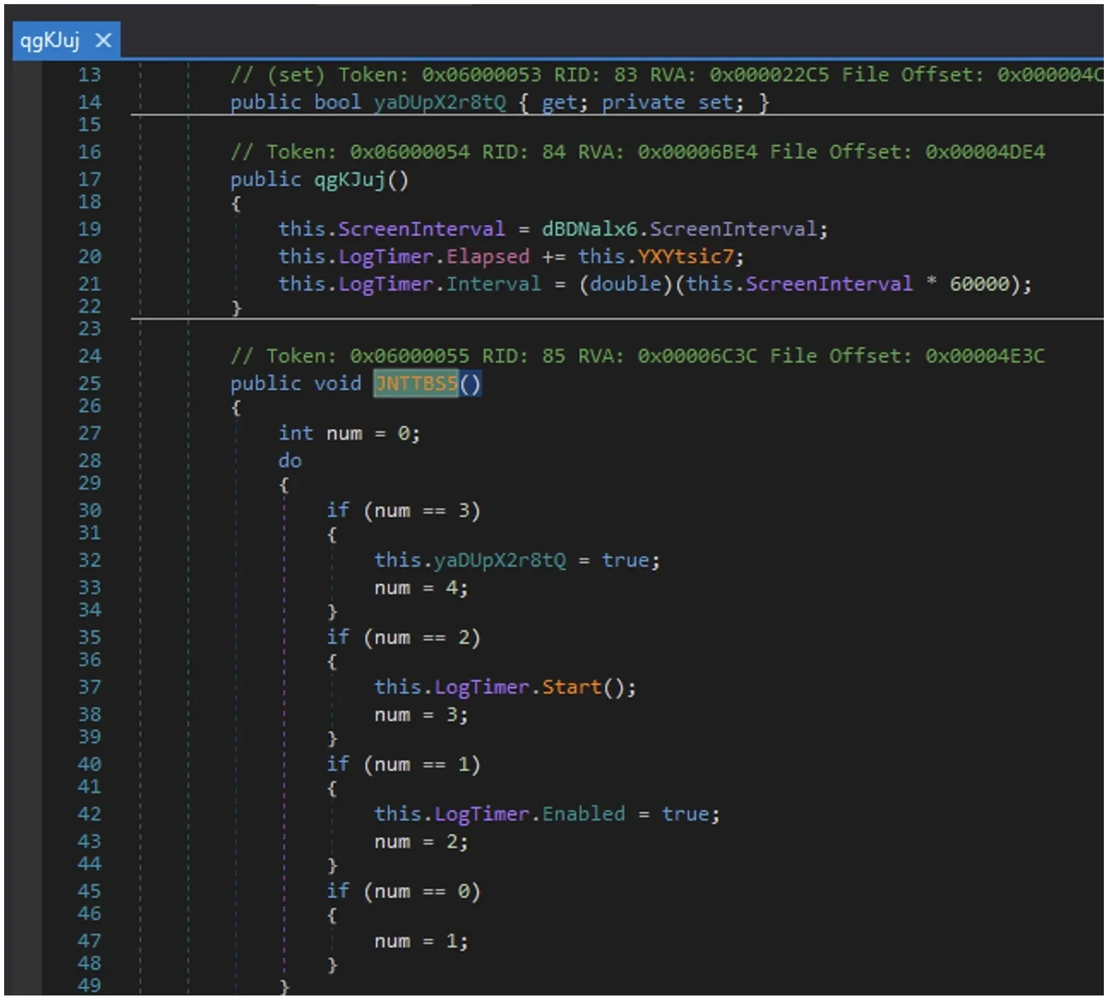 Capturas de pantalla malware