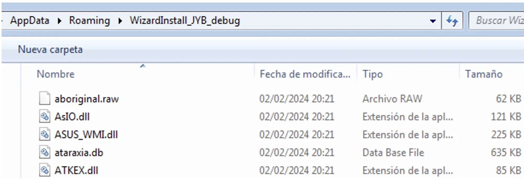 Copia de Ataraxiadb a AppData