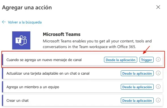 Leer mensajes nuevos en Teams via Power Automate