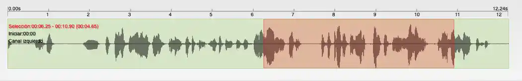 Audio sin eliminar