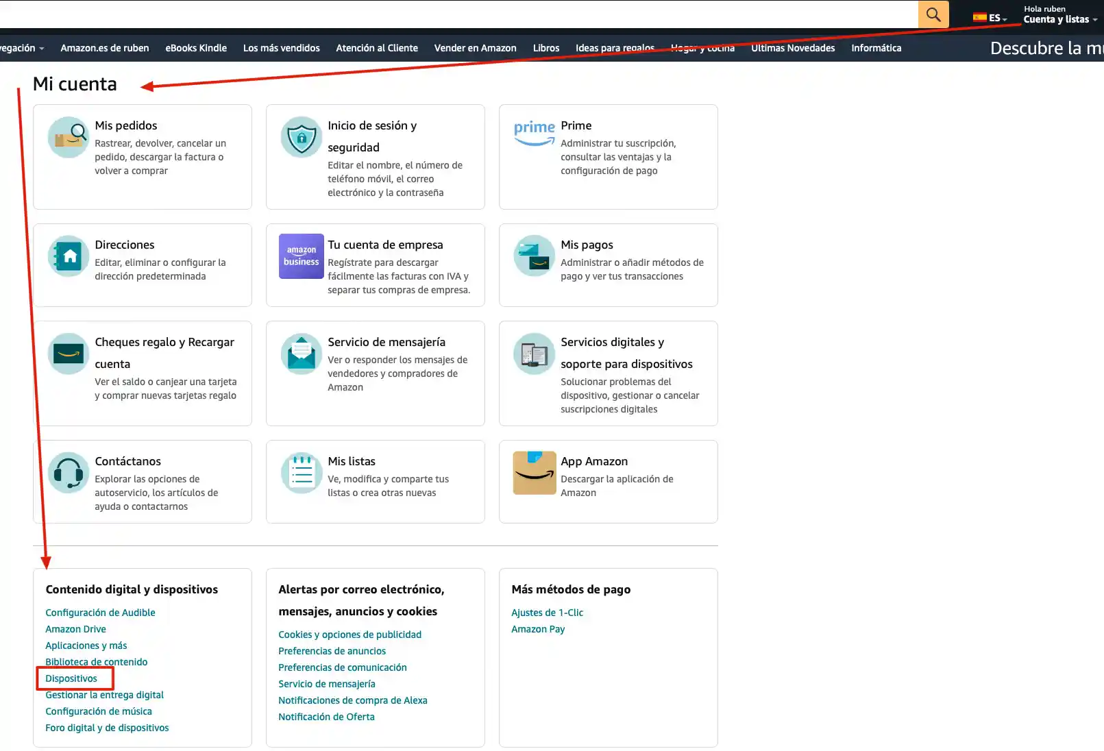 Dispositivos Alexa