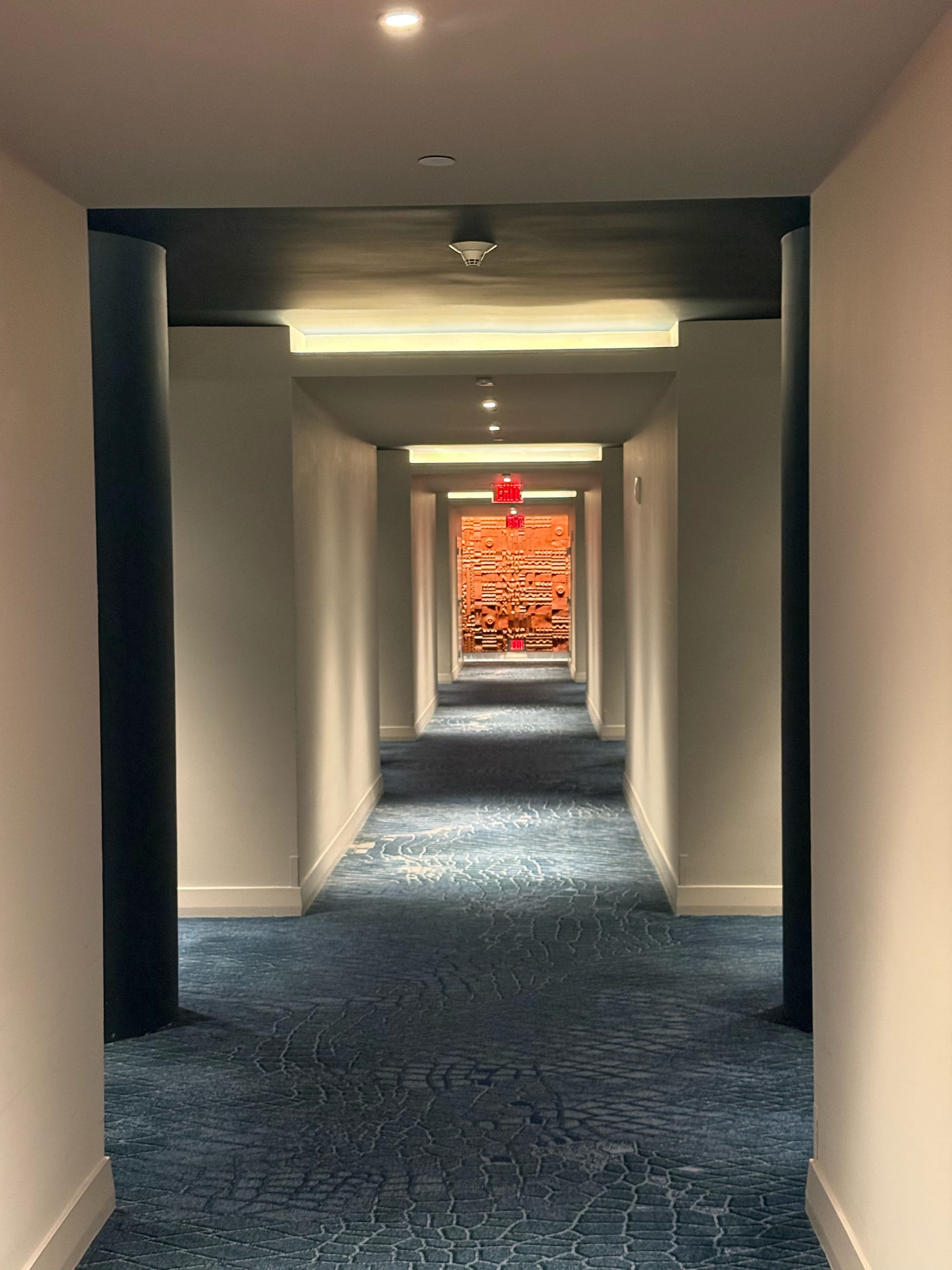 Hallway approaching room