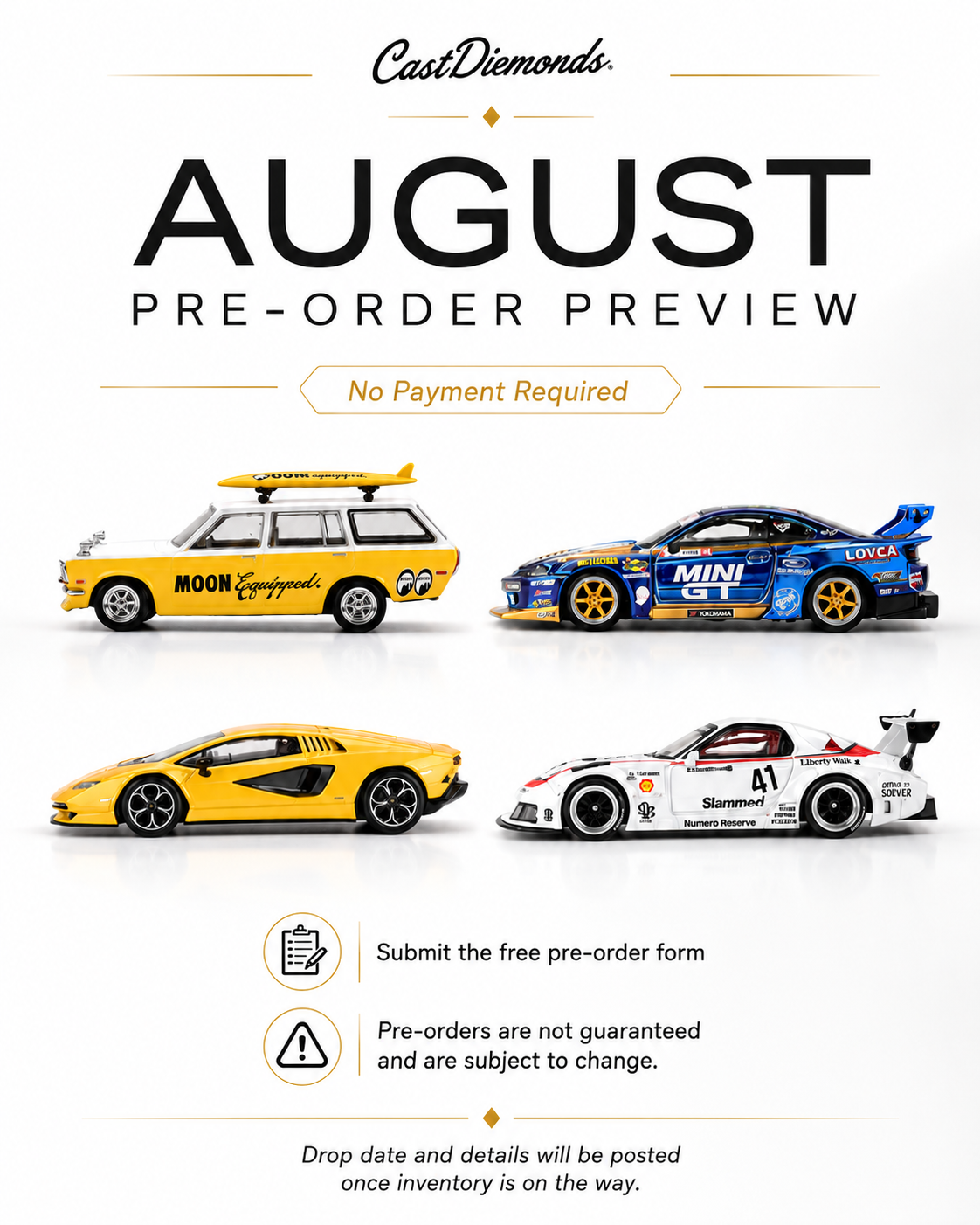August Pre-Order #2: Tarmac Works & Mini GT