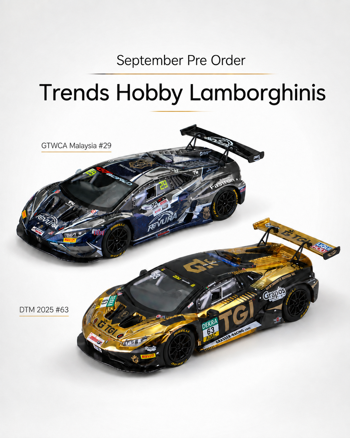 Trends Hobby Lamborghini Huracán GT3 Preorders - ETA September