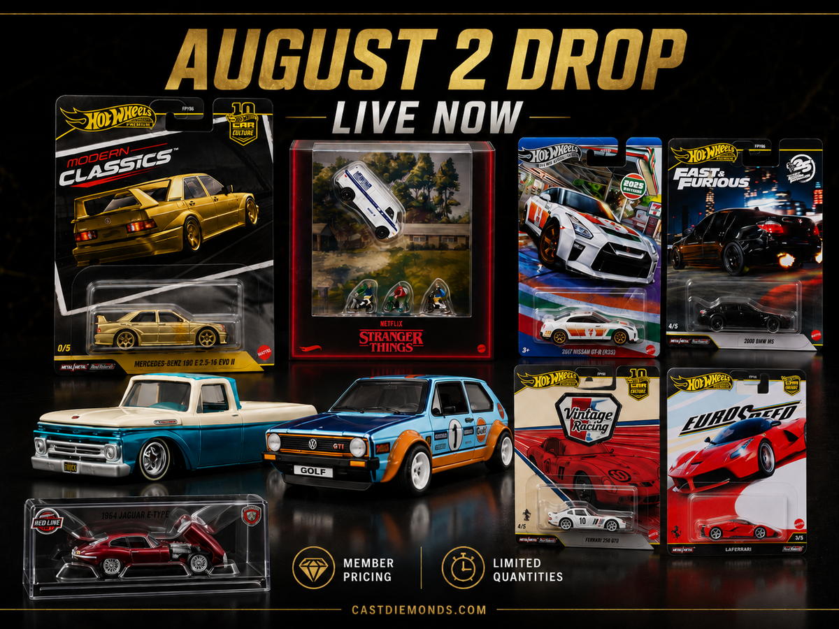 August 2 Drop is LIVE! RLC Exclusives & Rare Hot Wheels