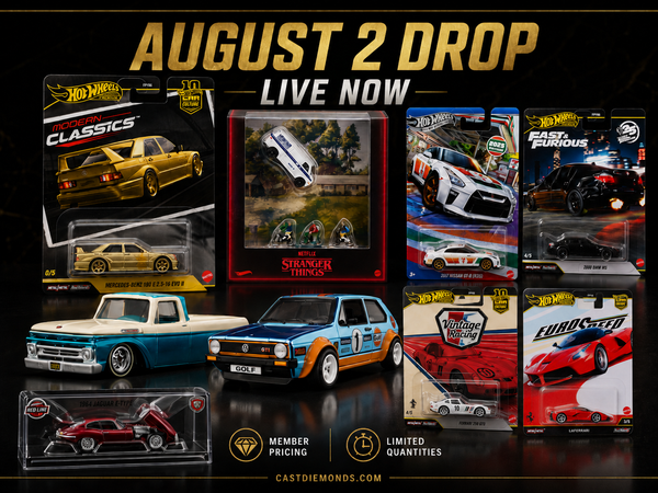August 2 Drop is LIVE! RLC Exclusives & Rare Hot Wheels