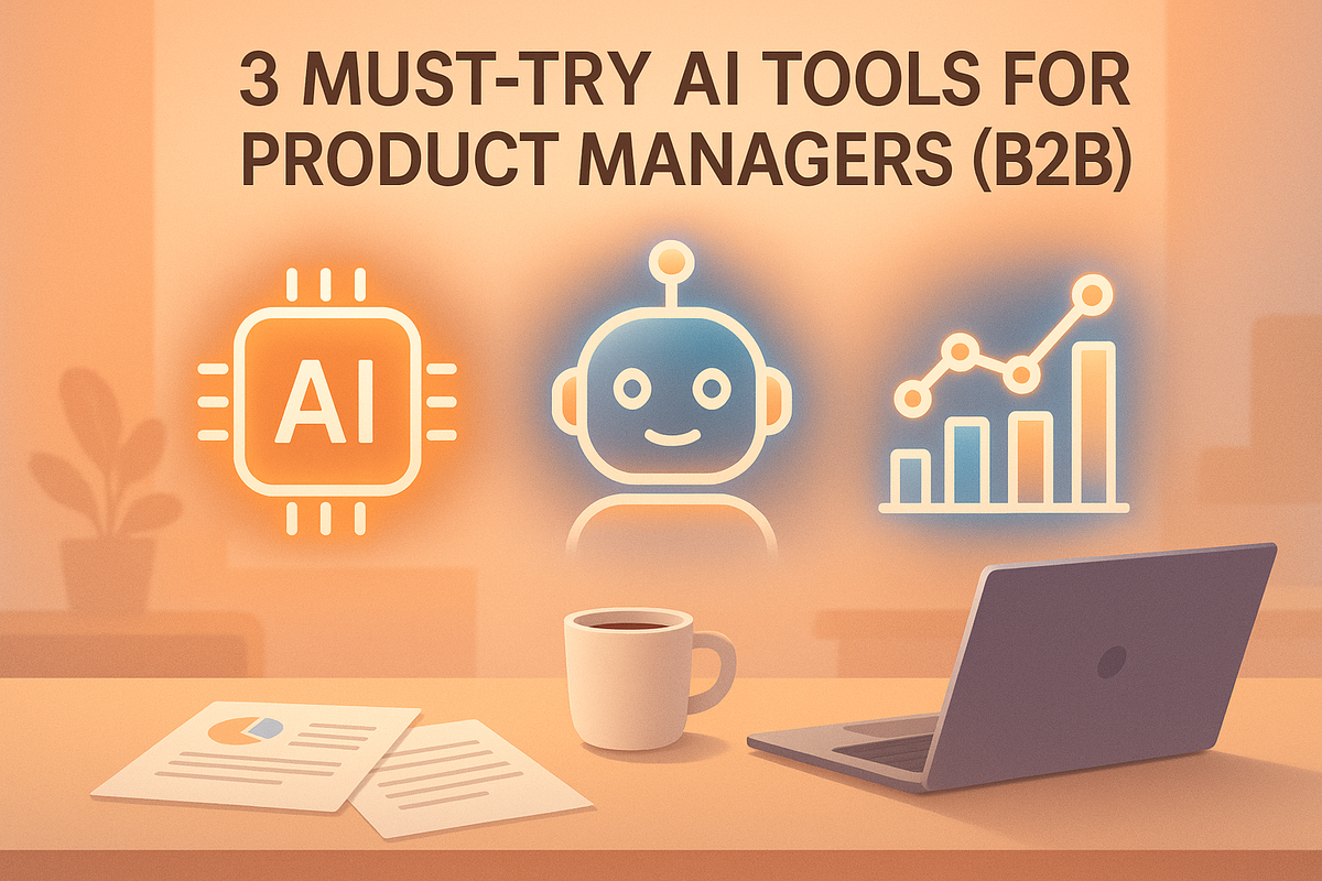 3 Must-Try AI Tools for Product Managers (B2B)