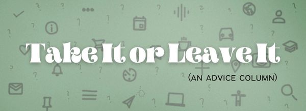 Take It or Leave It: How can I start the New Year in a positive way?