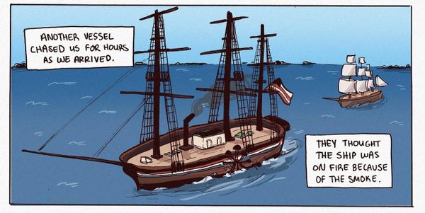 Drawn to the Sea: Unique exhibit at Ships of the Sea explores nautical history through sequential art
