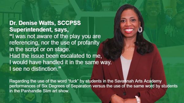 When is the F-word allowed and when is it not? SCCPSS Superintendent Dr. Watts responds
