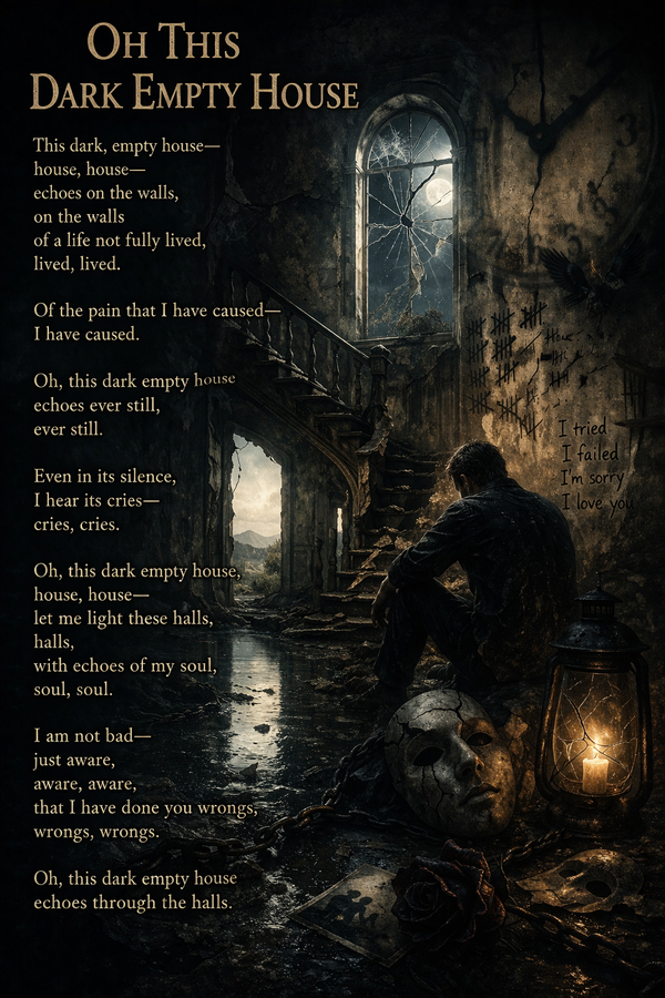 dark empty house