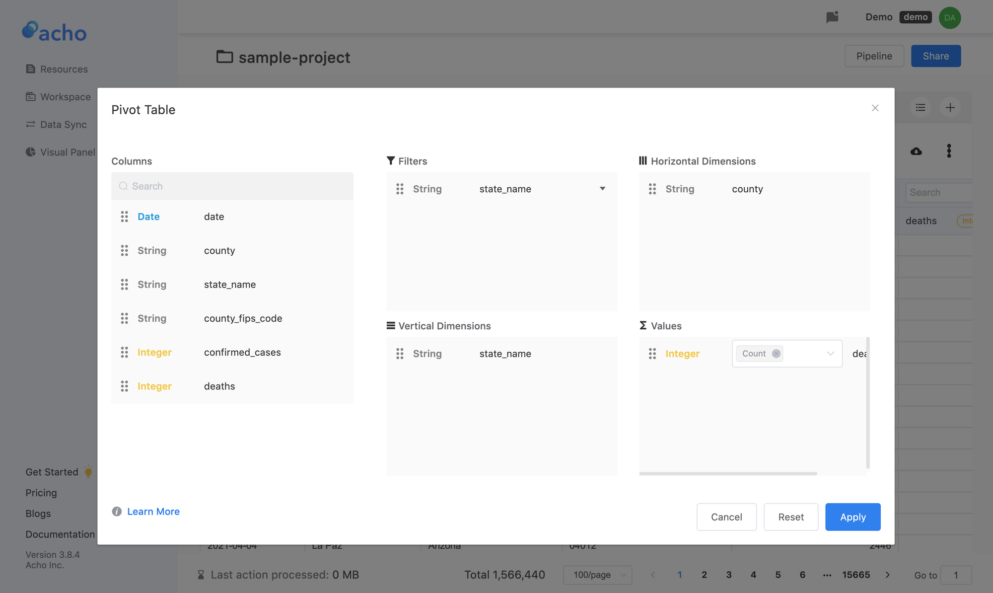 build-a-pivot-table-on-acho-studio