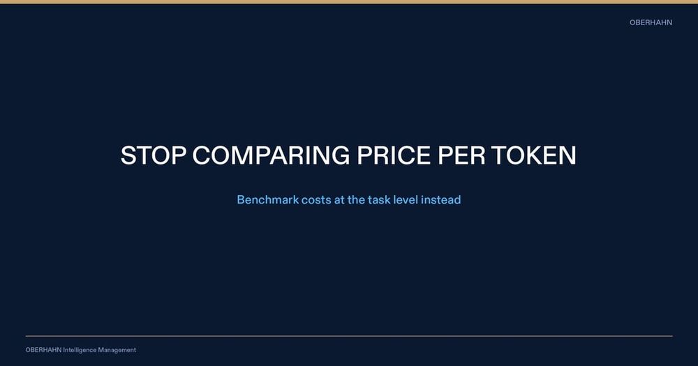 LLM Cost Benchmarking: How to Compare What You're Actually Paying Across Models
