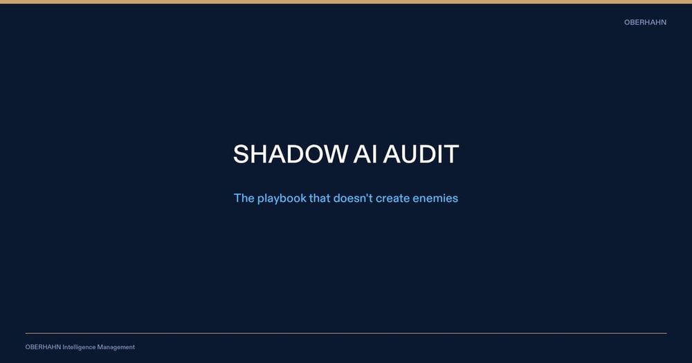 How to Conduct a Shadow AI Audit Without Alienating Your Engineering Team