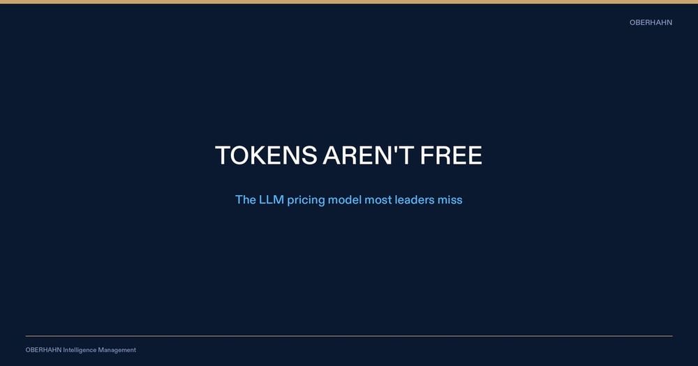 Token Economy 101: What Engineering Leaders Need to Understand About LLM Pricing