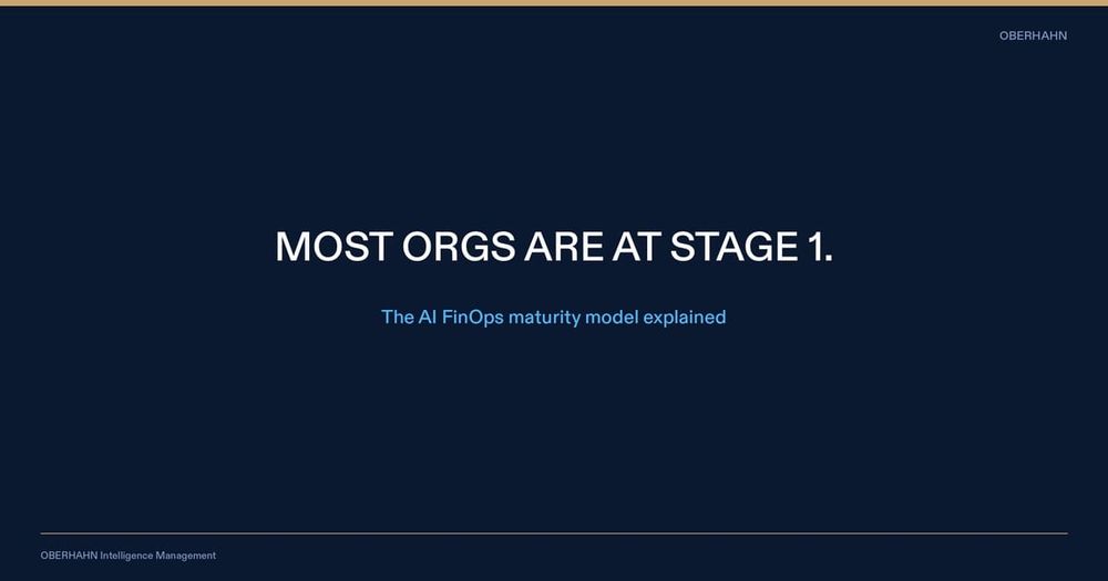 The AI FinOps Maturity Model: Four Stages and Where Most Companies Are Stuck
