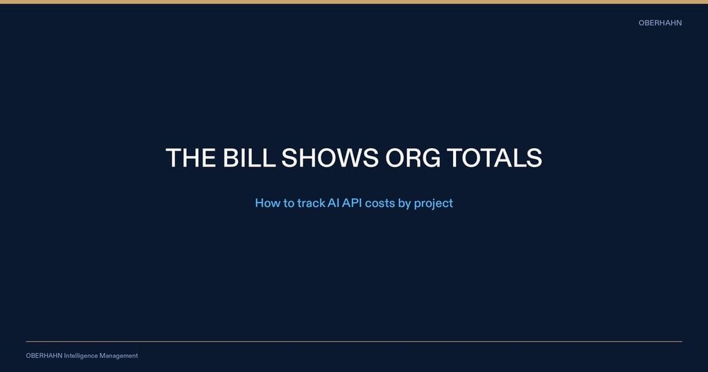 How to Track AI API Costs by Project When You Don't Own the Infrastructure