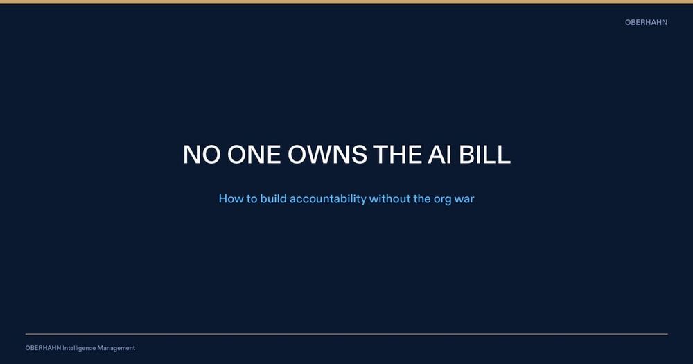 AI Budget Accountability: How to Build a Culture of Cost Ownership Without the Politics