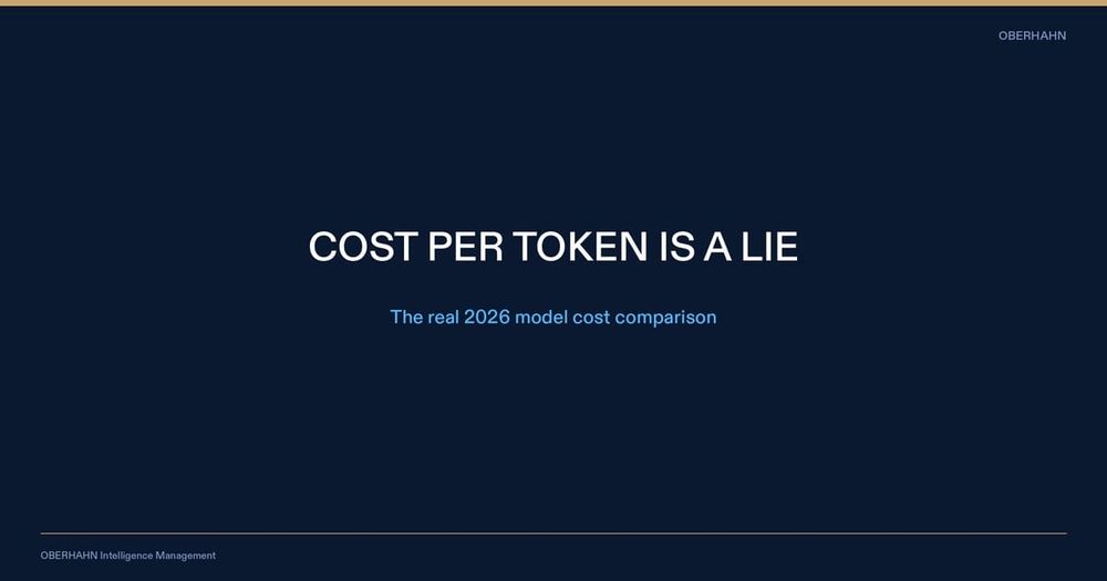 AI Model Cost Comparison 2026: The Full Picture Beyond Price Per Token