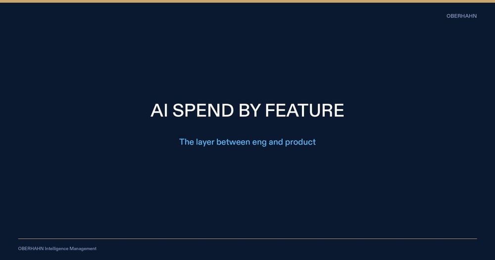 AI Spend by Feature: The Attribution Layer Your Product Team Doesn't Know It Needs