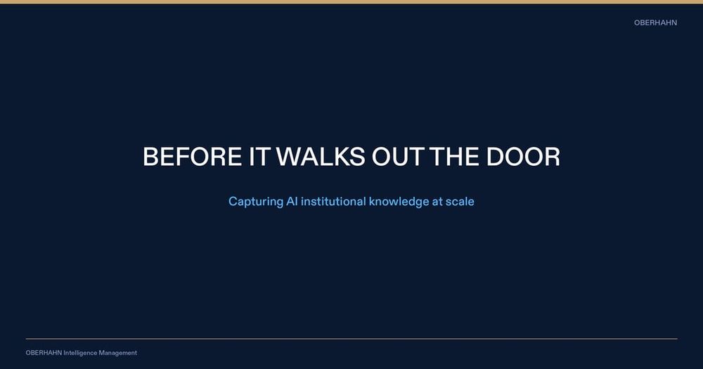 AI Institutional Knowledge: How to Capture What Your Best Performers Know Before It Walks Out the Door