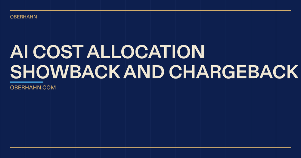 AI Infrastructure Cost Allocation: The Technical Foundation for Showback and Chargeback