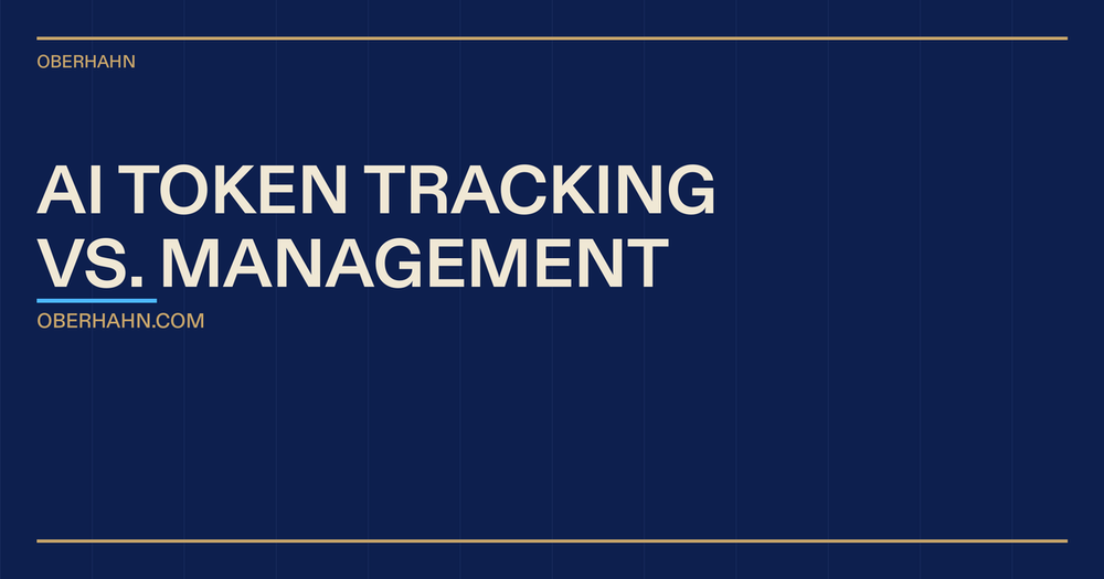 AI Token Tracking vs. AI Token Management: What Most Teams Get Wrong