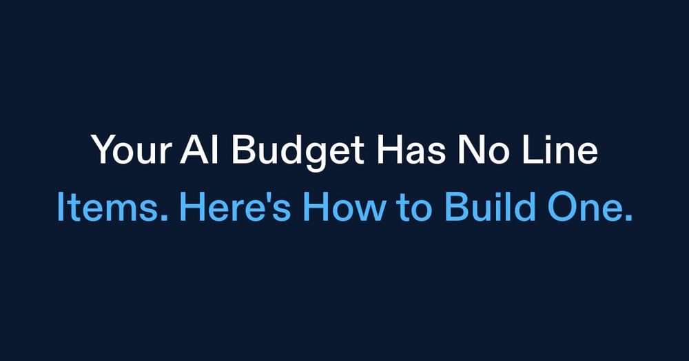 Your AI Budget Has No Line Items. (Here's How to Build One.)
