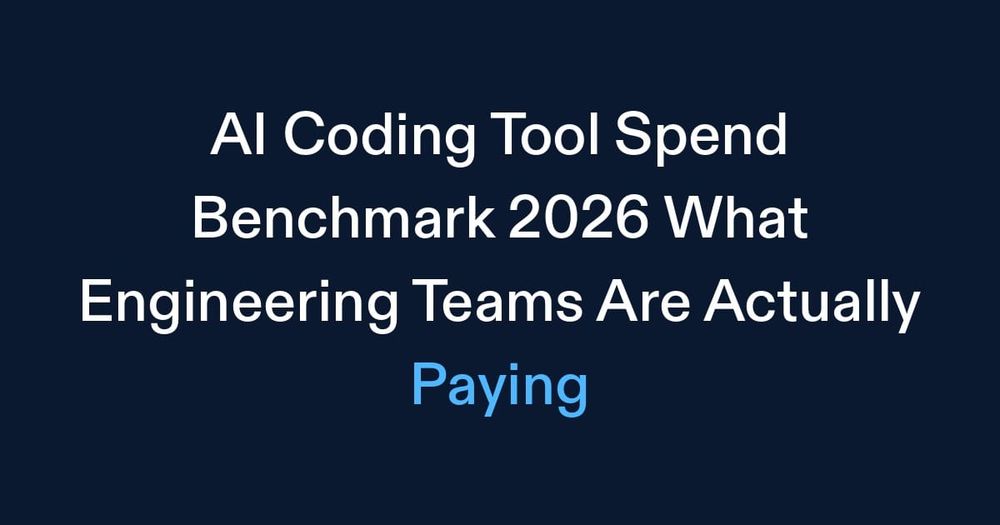 AI Coding Tool Spend Benchmark 2026 (What Engineering Teams Are Actually Paying)