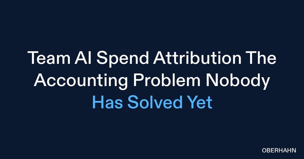 Team AI Spend Attribution: The Accounting Problem Nobody Has Solved Yet