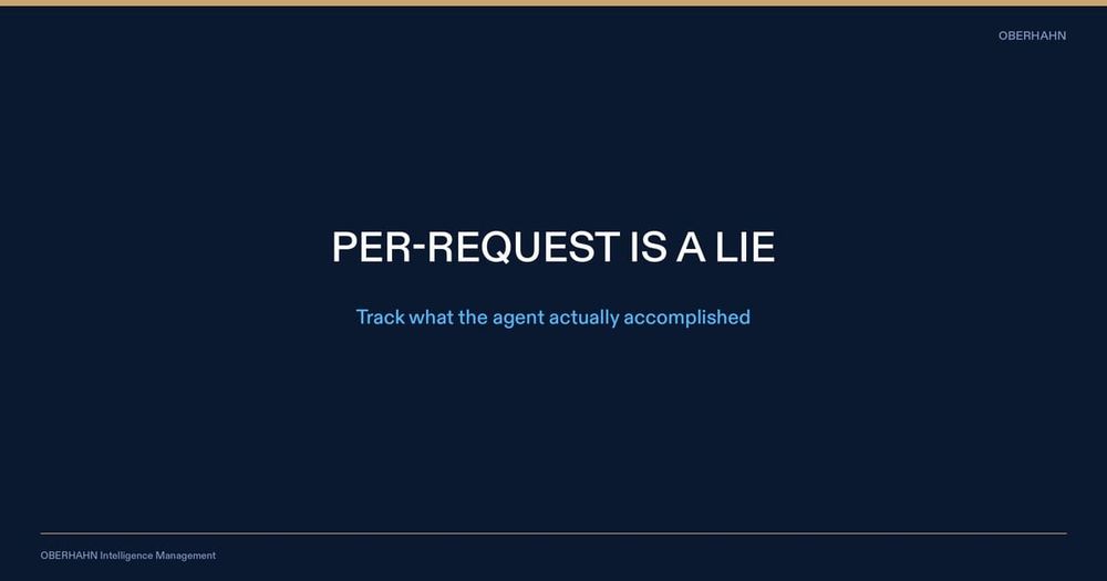 AI Agent Cost Tracking: Why Per-Request Metrics Miss the Point