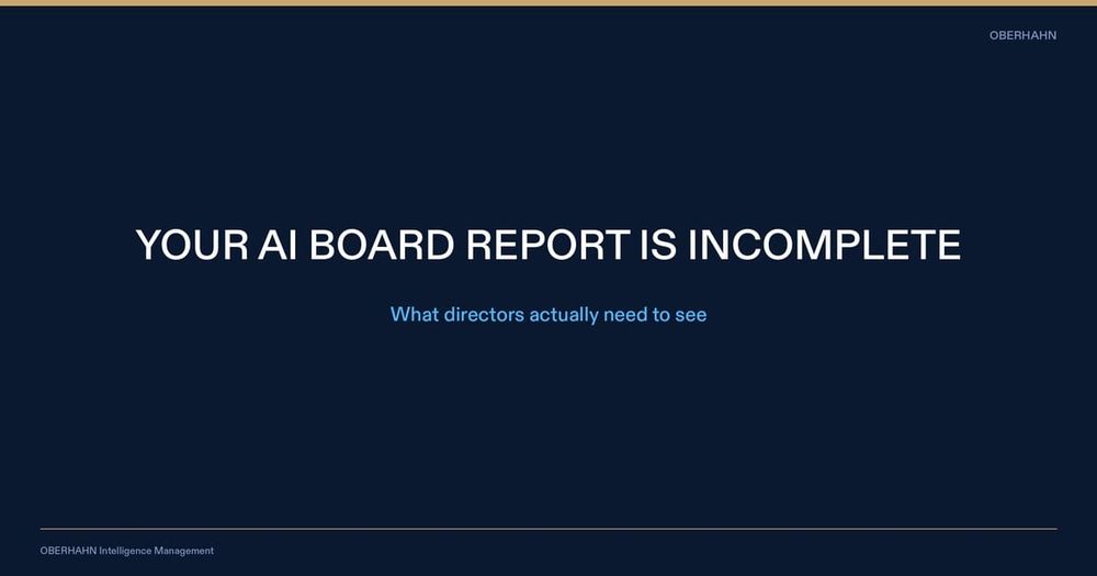 What CFOs Are Getting Wrong About the AI Board Report