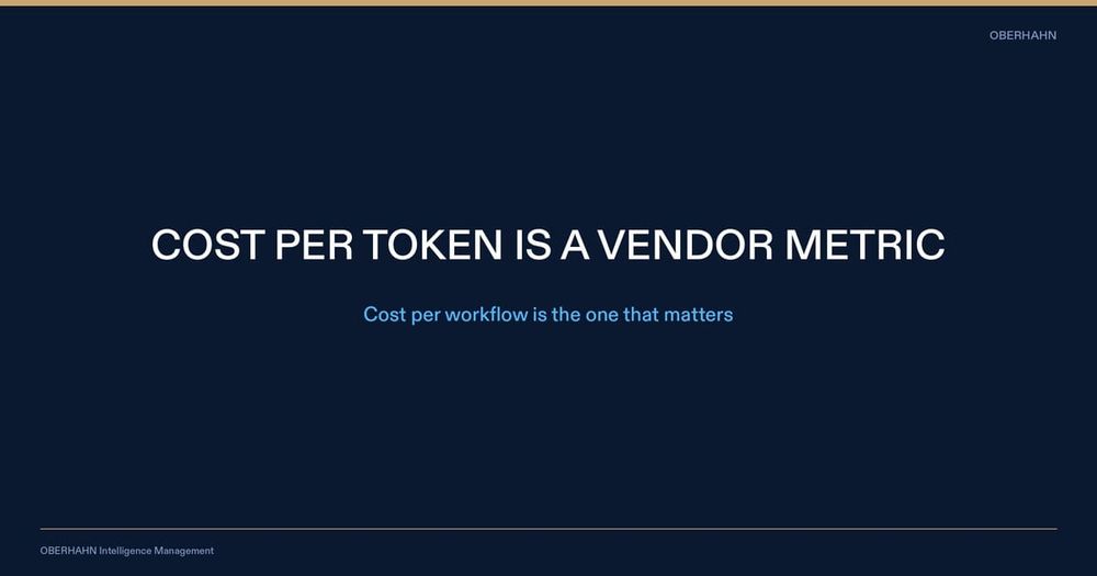 AI Cost Per Workflow: The Unit That Matters More Than Cost Per Token