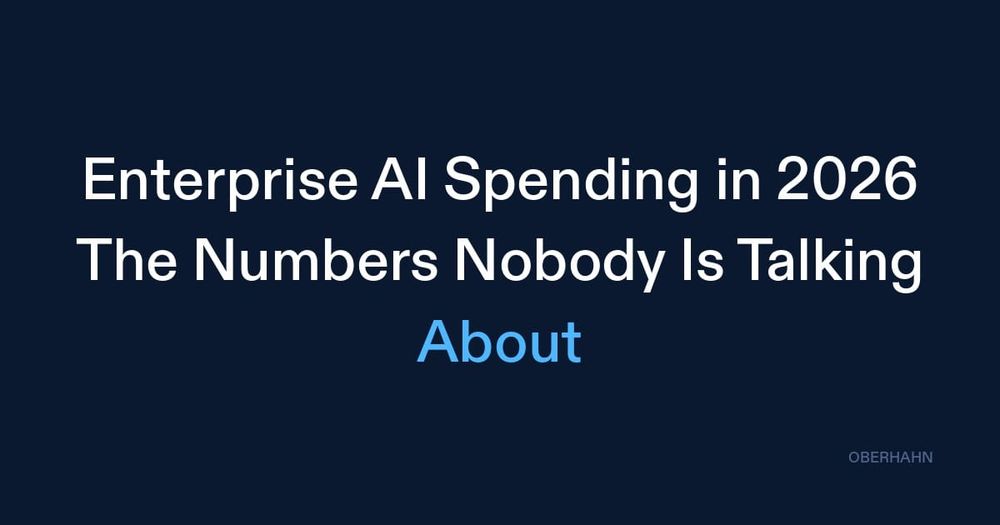 Enterprise AI Spending in 2026: The Numbers Nobody Is Talking About