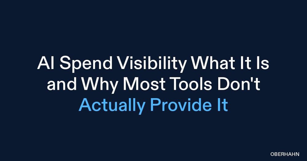 AI Spend Visibility: What It Is and Why Most Tools Don't Actually Provide It