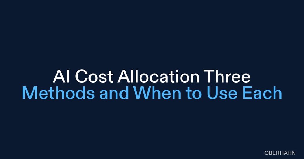 AI Cost Allocation: Three Methods and When to Use Each