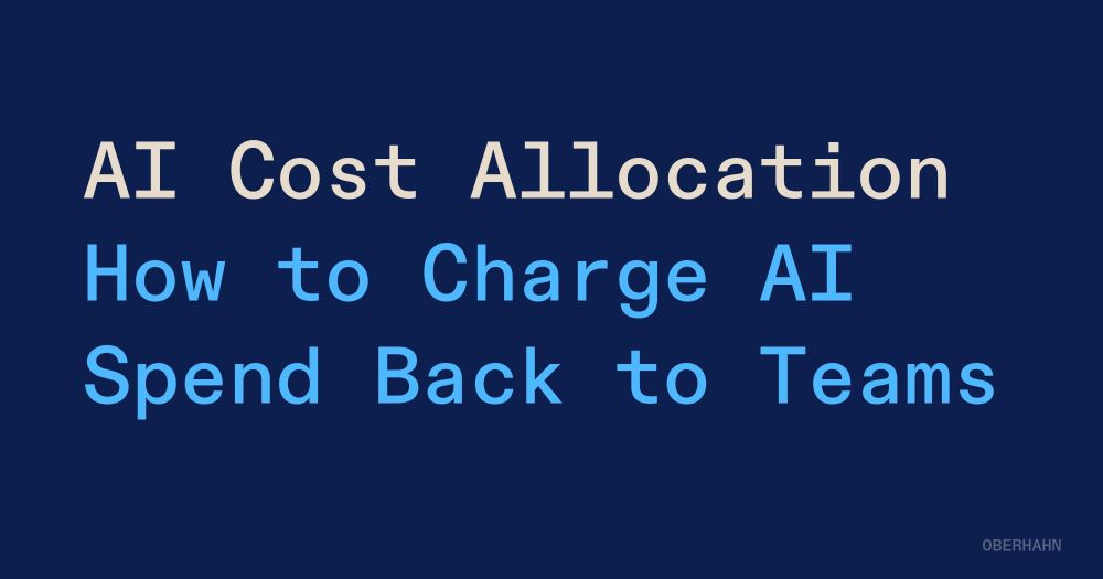 AI Cost Allocation: How to Charge AI Spend Back to Teams