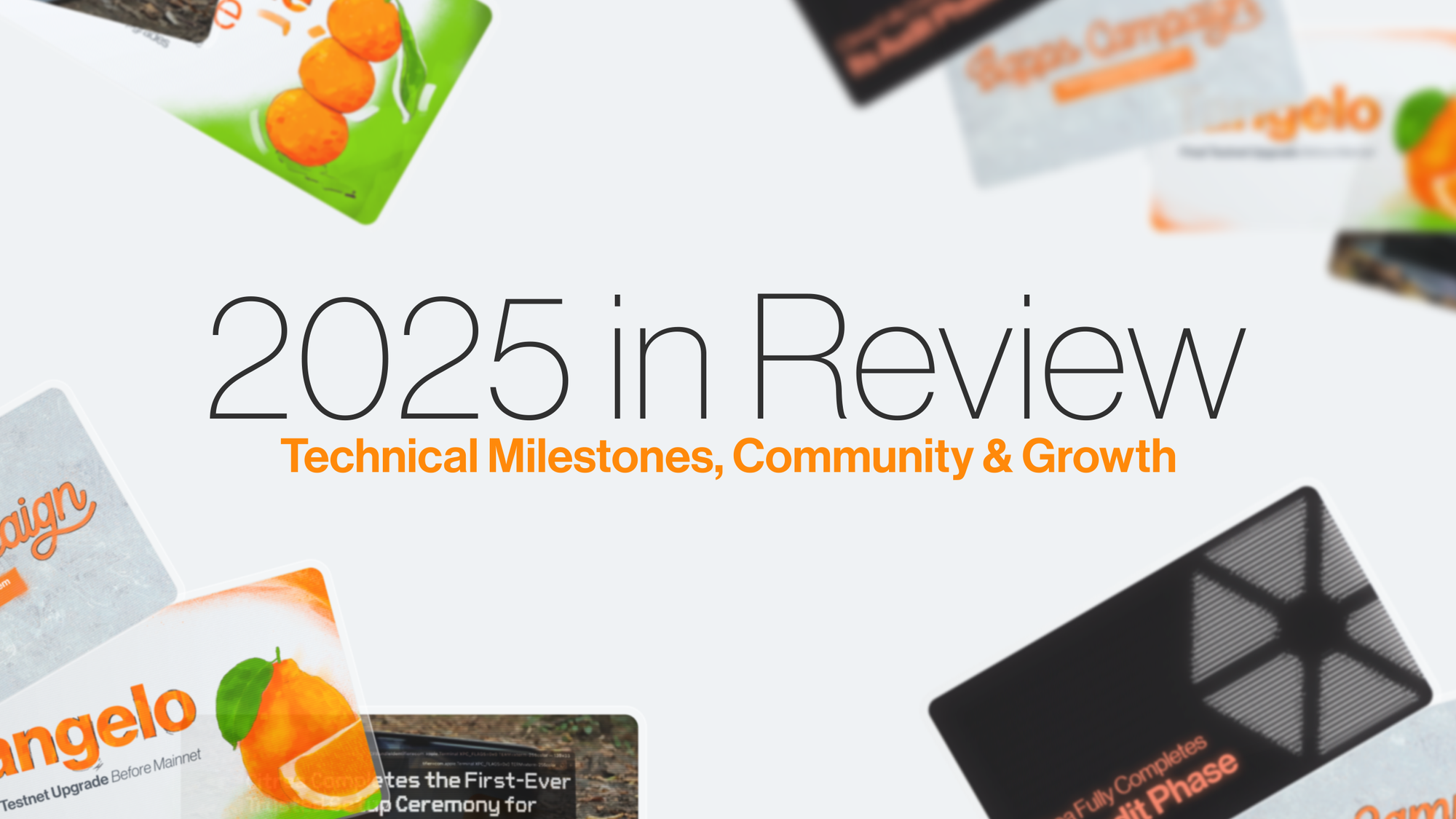2025 in Review: Technical Milestones, Community and Growth